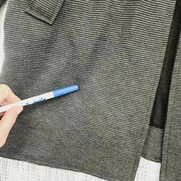 Max & Mia Women's Cardigan Sweater Size XL Open Front Exposed Seam - Picture 4 of 9